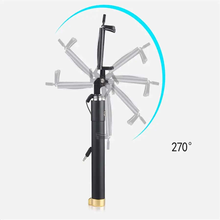 Раздвижной ручной монопод мини селфи Палка с зеркалом для телефона Samsung Iphone 5 6 6s 7