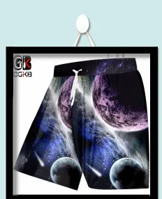OGKB мужские 3D принтованные лыжные и солнцезащитные очки Санта Клаус новые мужские большие размеры 5XL Рождественский тренд пляжные шорты