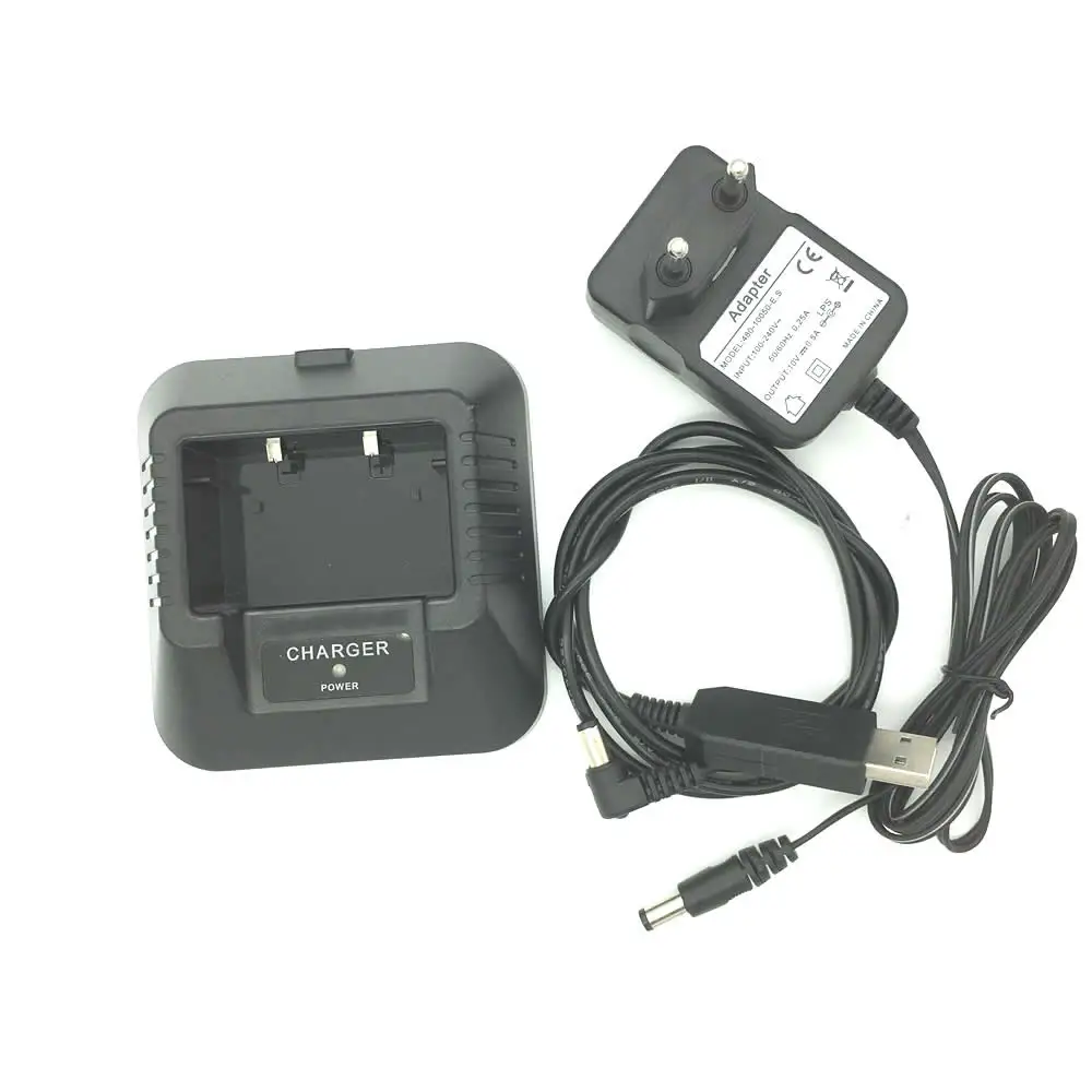 Зарядное устройство USB для Baofeng Портативное двухстороннее радио рация UV5r