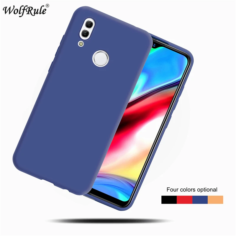 Чехол для Huawei P Smart 2019 6 21 дюйма мягкий жидкий силикон ТПУ микрофибра чехол POT-LX1 |
