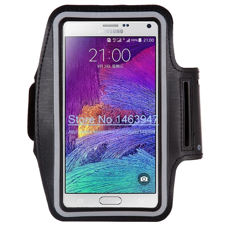 Спортивный чехол на руку для Samsung Galaxy Note 4 iPhone 6 Plus ремешок запястье спортзала