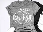 Благодарны тыквы хэллоуин, День благодарения вечерние подарок футболка Графический Женская мода tumblr хлопковой одежды высокого качества для девочек Готик топ рубашки