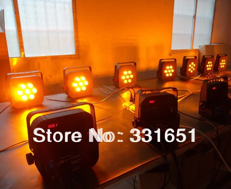 10 шт./лот 2017 горячий DJ Par Light LED Can 7x15 Вт Новый RGBAW 5 в 1 5/9 каналов DMX512 | Лампы и