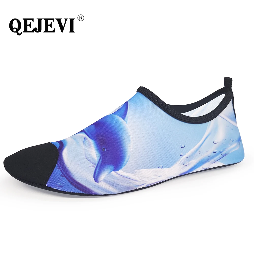 Спортивная водная дешевая обувь QEJEVI для женщин и мужчин летняя пляжная плавания