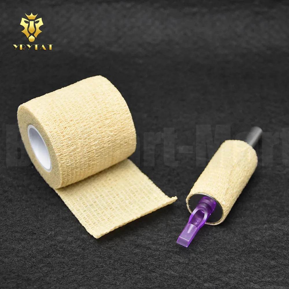 Топ 5 шт. волшебное Бандажное покрытие рукоятки машинки для татуажа тату ручки