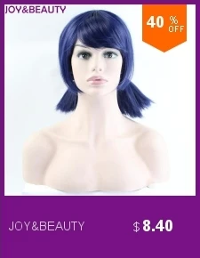 JOY& BEAUTY длинные кудрявые синтетические волосы на кружеве парик из натуральных волос для женщин коричневый ежедневное использование половина рука