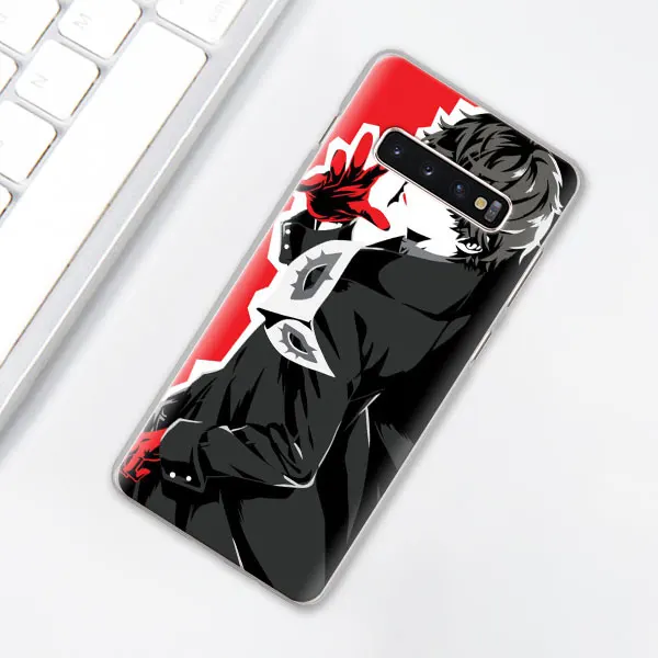 P5 P Persona 5 чехол для телефона для samsung Galaxy S10e S10 плюс S7 S8 S9 Plus, Note 8, 9, 10, плюс S10 5G M20 M30 жесткий чехол Coque - Цвет: 012