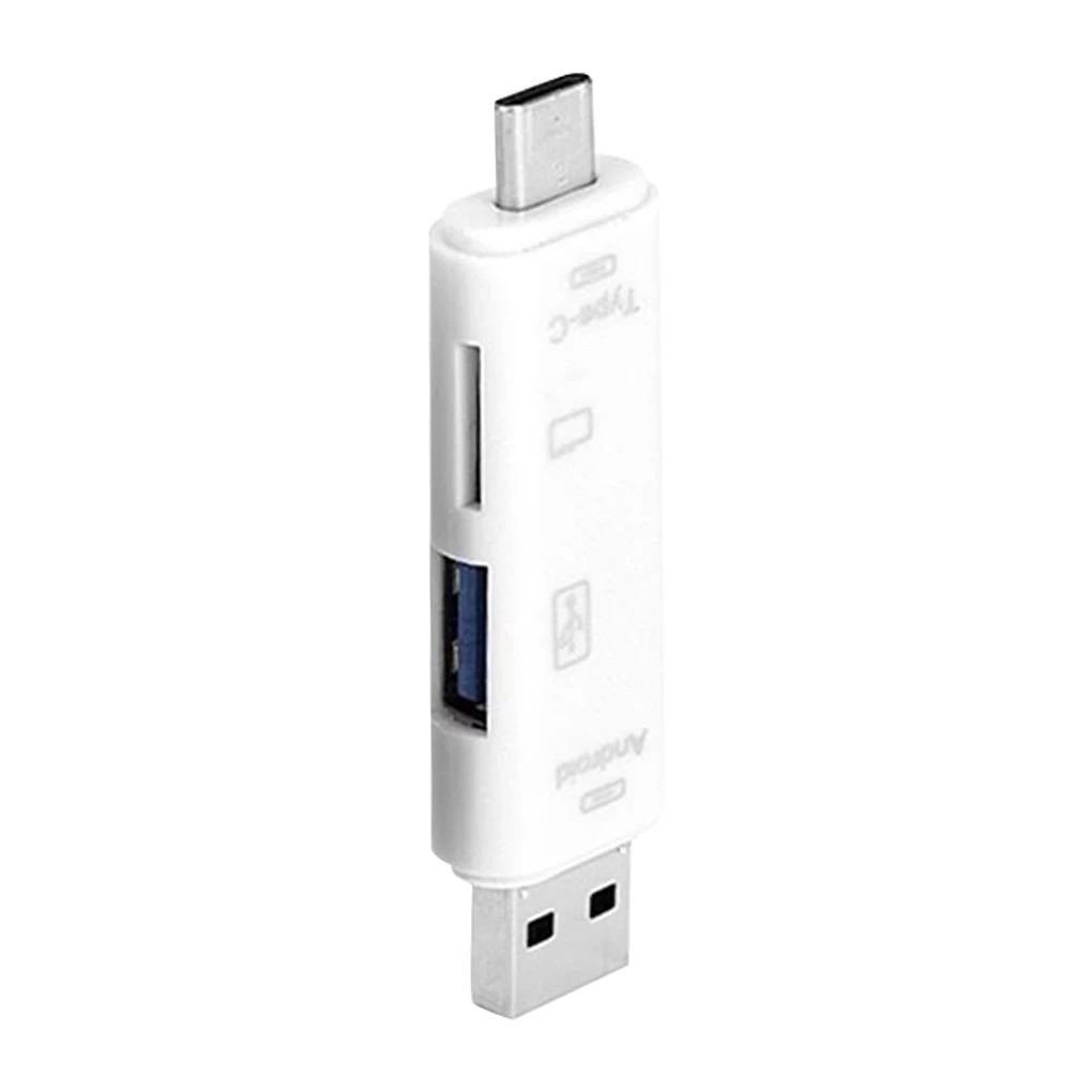 NO.2 3 в 1 type-C кард-ридер Micro usb type-C флэш-накопитель адаптер разъем Высокоскоростной TF кард-ридер - Цвет: NO.2