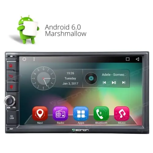 GA2162 двойной Din 7 &quotШтатная ОС Android 6 0 стерео 2din автомобиля радио 1024x600 gps Touch Nav