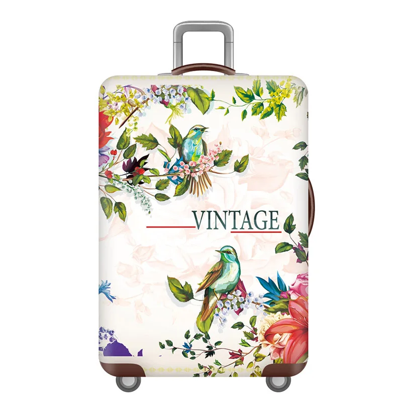 H Luggage cover Эластичные Защитные чехлы для багажа с животным узором, Чехол для багажа, подходит для 18-32 дюймов, пылезащитный чехол для чемодана, аксессуары для путешествий - Цвет: H Luggage cover