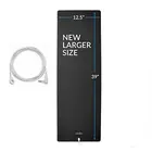 Универсальный Набор ковриков для заземления, 12,5x39 дюймов, с 16,5-дюймовым шнуром, доступны розетки ВеликобританииЕСАвстралии