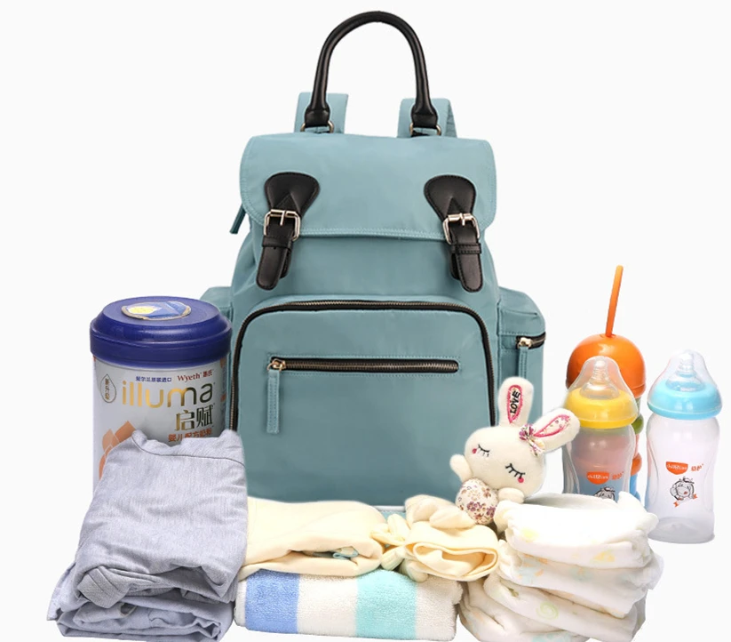 

Discount! Mummy Maternity Nappy Backpack Nursing Bag For Baby Care Mom With Changing Mat