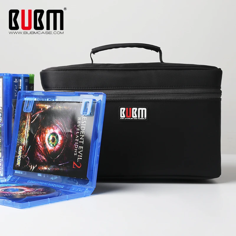 BUBM портативный PS4/PS4 PRO/Xbox One игровой диск чехол для переноски сумка для хранения дорожный держатель чехол