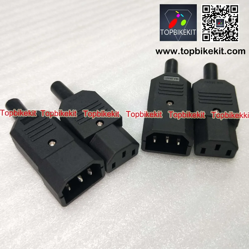 4 шт. разъем питания IEC 320 C14 2 штекера + штыря фоторазъем 10 А/250 В переменного тока