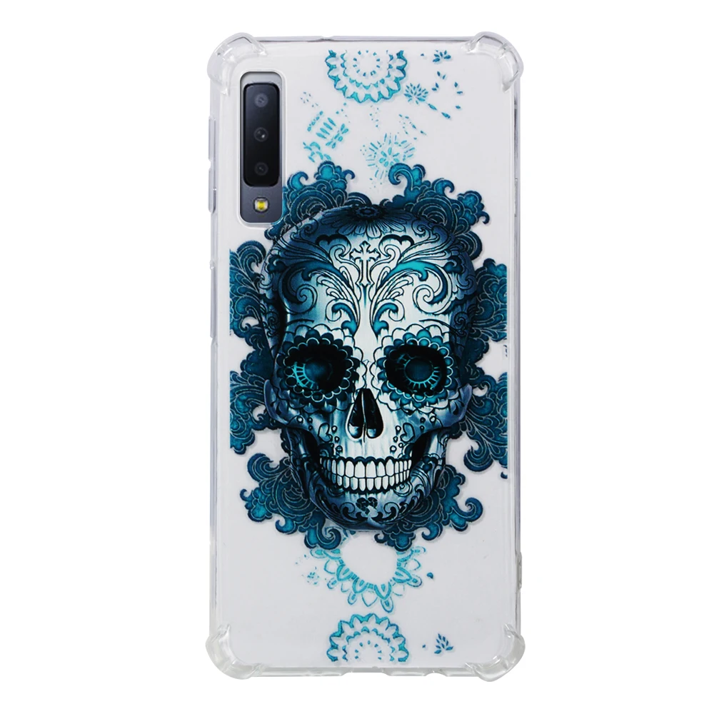 Противоударный ТПУ силиконовый чехол для Samsung Galaxy A7 2018 A750 A750F мягкий корпуса A 7 750