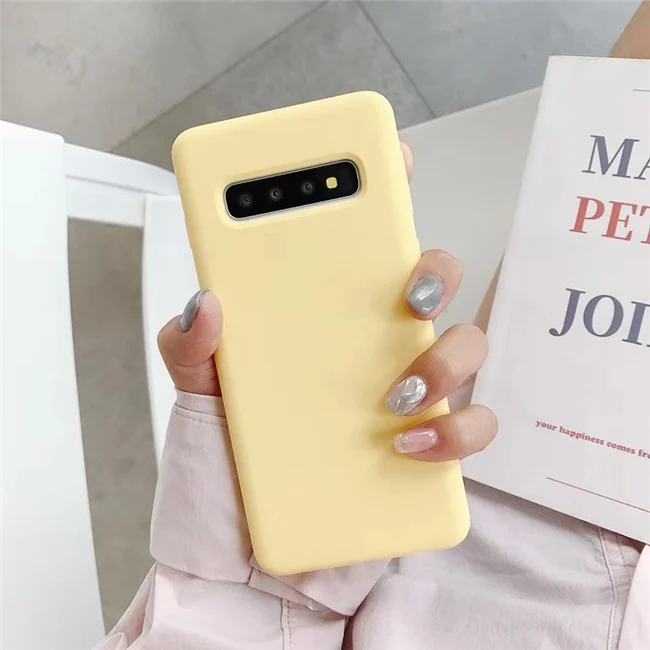 T13 Хит, чехол для samsung Galaxy S10 Plus S10e, чехол из жидкого силикона, мягкий чехол для телефона samsung S10 - Цвет: T13