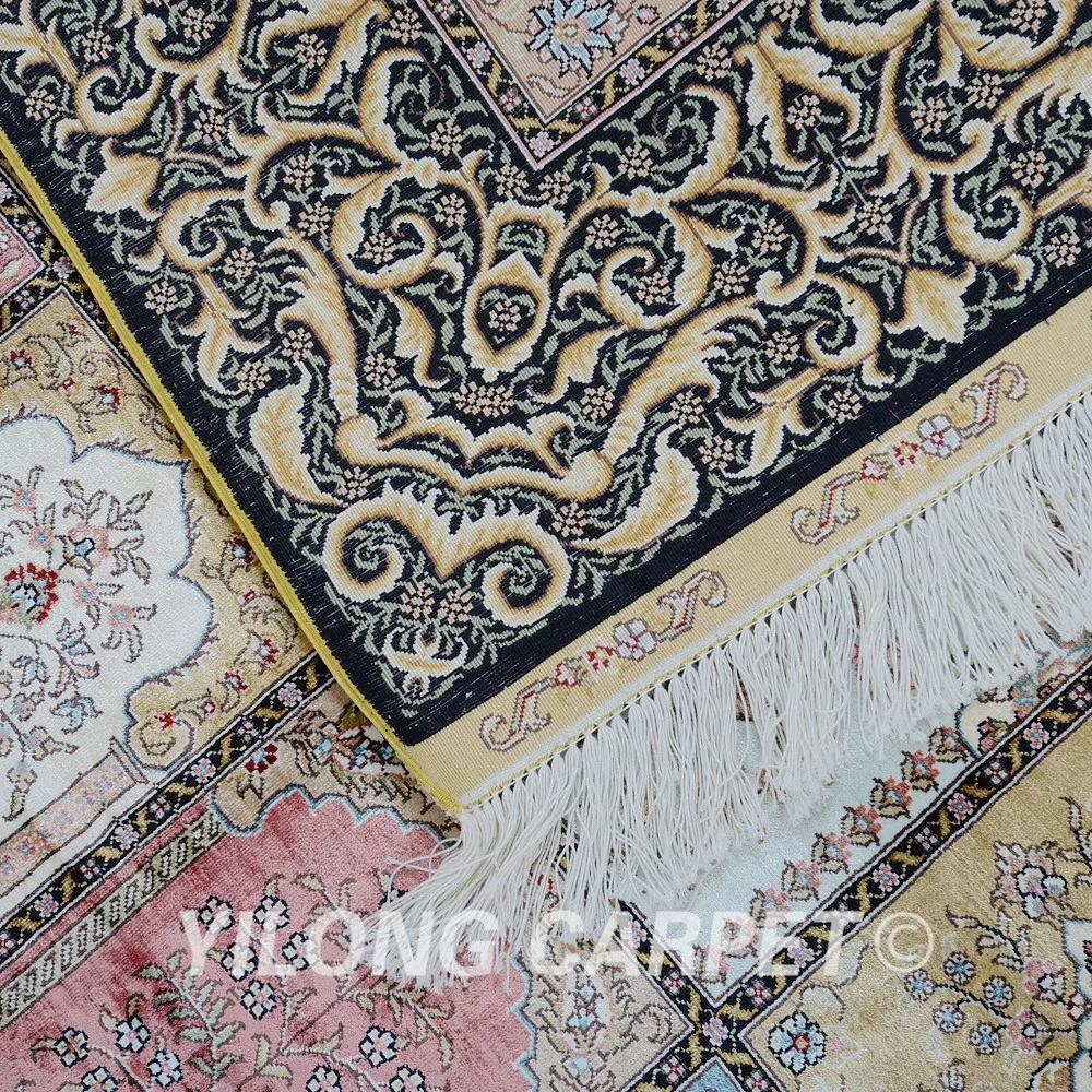 Ковер Yilong 4 &quotx 6&quot с винтажным дизайном в саду ковер ручной работы античном стиле