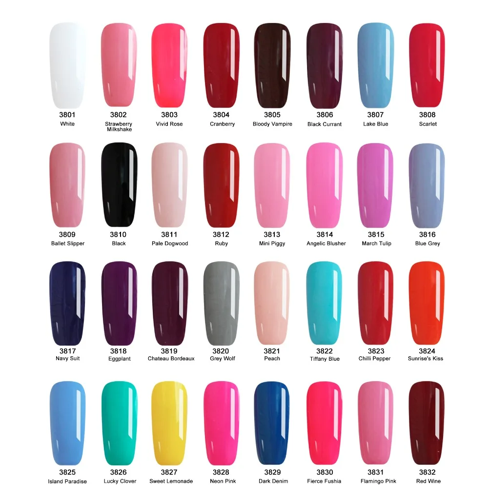 Гель лак для ногтей 10 мл 60 цветов|nail lacquer|colors geluv nail gel polish |