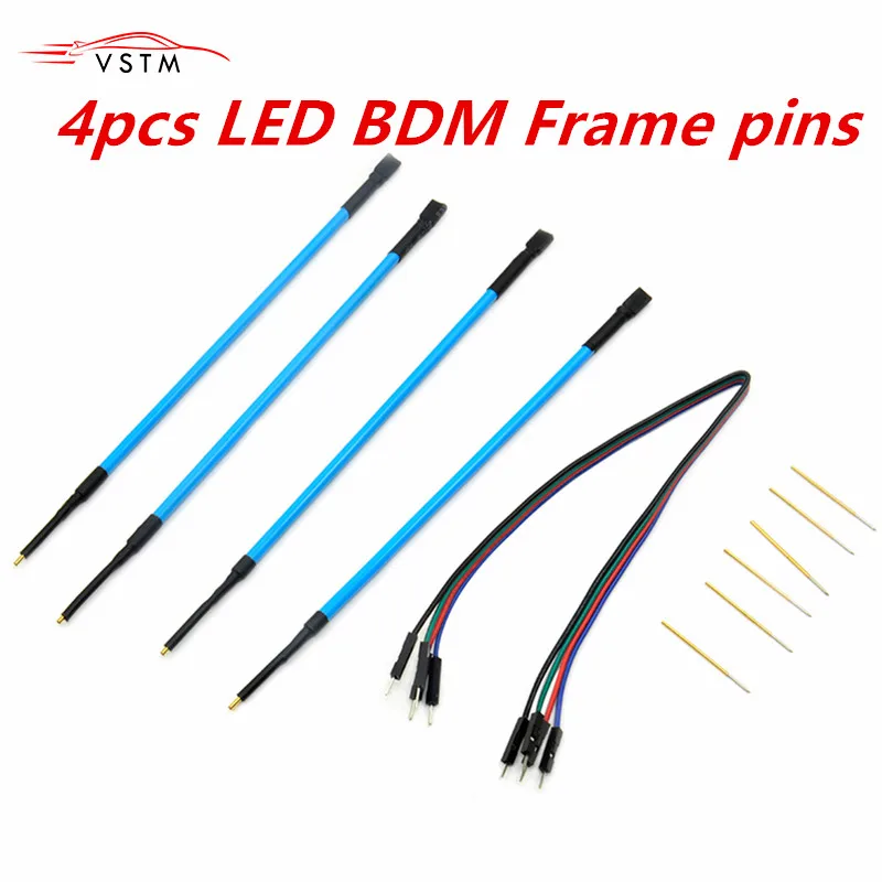 4 шт./компл. светодиодная Рамка BDM ручки-зонды булавки для Ktag K-Tag Kess V2 Fgtech BDM100