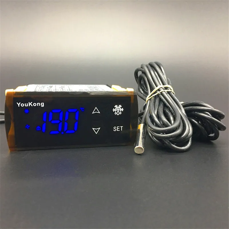 Цифровой термостат с ЖК дисплеем и сенсорным экраном|temperature controller digital|220v temperature