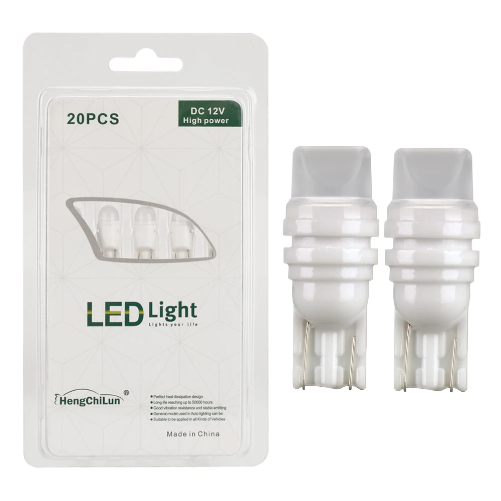 20x T10 Led Canbus автомобильный светильник w5w led 194 универсальный для bmw audi Volkswagen Ford Hyundai