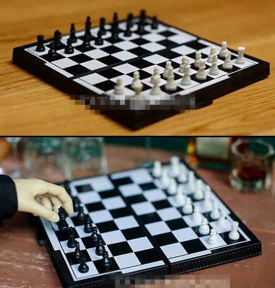 

Retro Chess Photo Props For BJD 1/6, 1/4, 1/3,Uncle Doll Accessories AC21