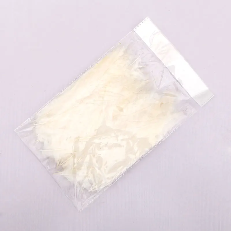 Kuchang 100 шт./упак. 20g цветная Природа перо аксессуары для воздушного шара одежда для свадьбы, дня рождения прозрачный купол Декор поставки - Цвет: Белый