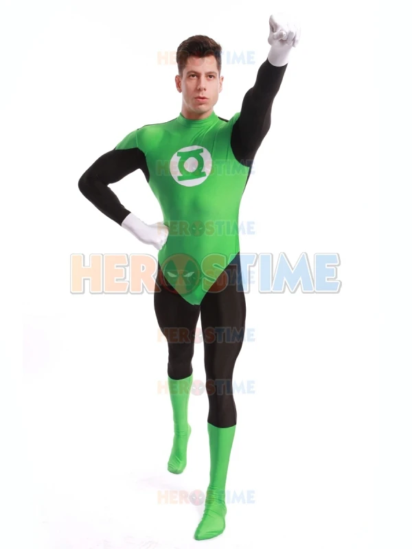 Супергерой Зеленый Фонарь костюм самый популярный спандекс Взрослый Хэллоуин