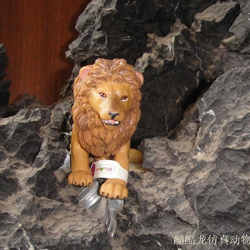 Qizhe genuine American Safari animal model simulation Angola lion print aids Toys | Игрушки и хобби
