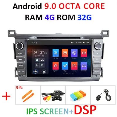 9.0 4G 32G IPS DSP " DSP ips 4G ram Android 9,0 4G 64G Автомобильный gps для Toyota RAV4 2013 dvd-плеер Мультимедиа Навигация Радио стерео - Цвет: 9.0 4G 32G IPS DSP