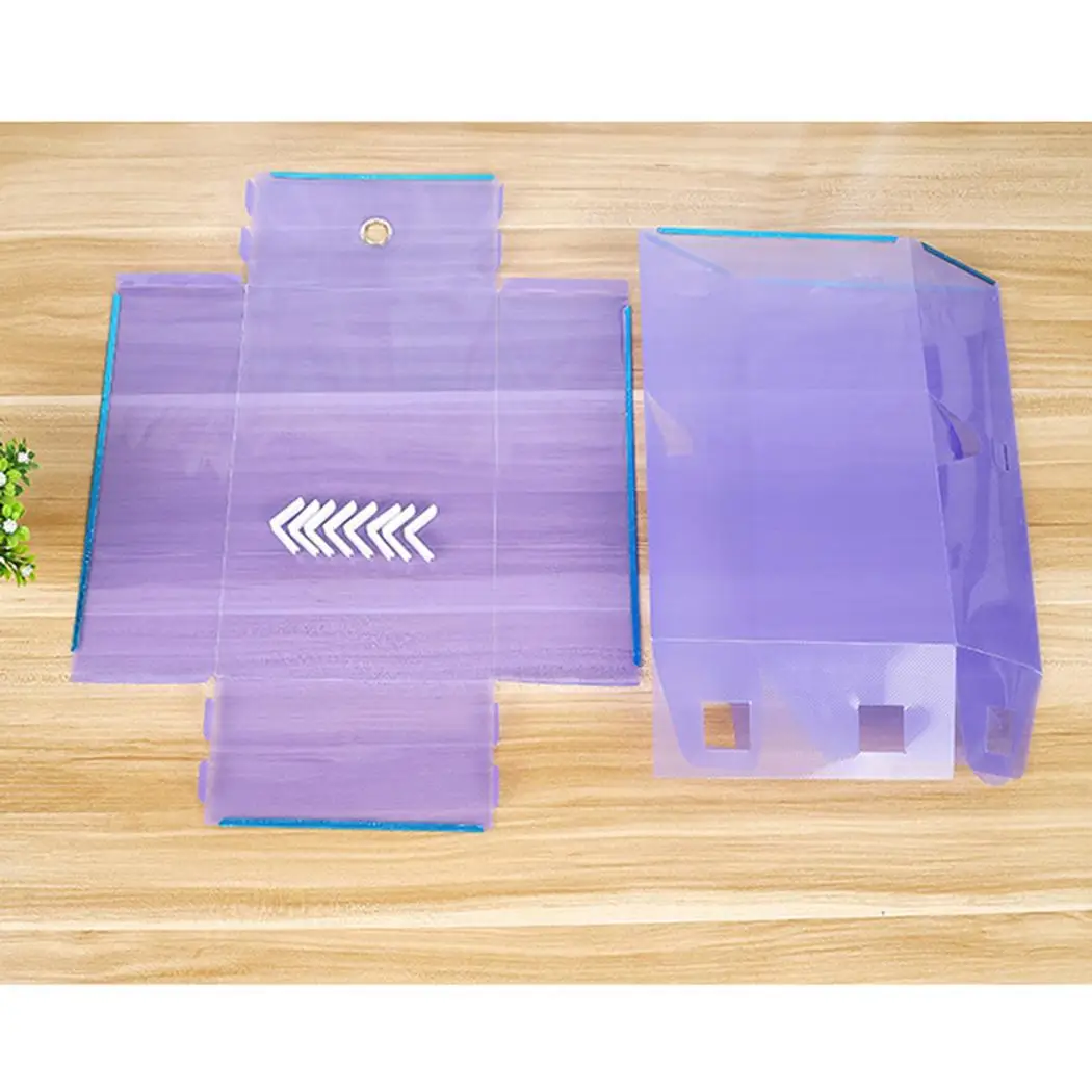 2018 горячий Обувной Ящик Складной Штабелируемый прозрачный небольшой