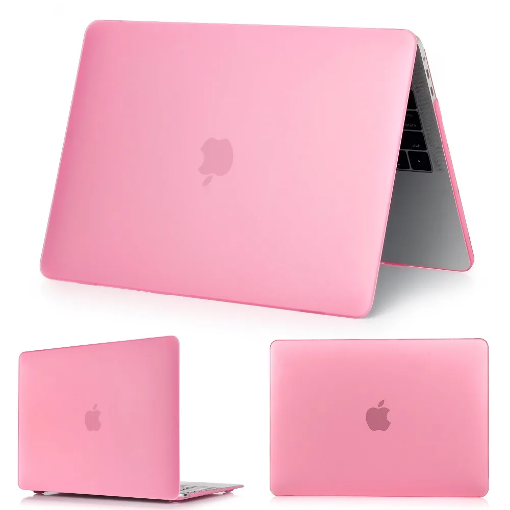 Кристальный \ матовый чехол для Apple Macbook Air Pro retina 11 12 13 15 дюймов сумка для ноутбука, для нового Mac book Air Pro 13,3 чехол A1932+ подарок
