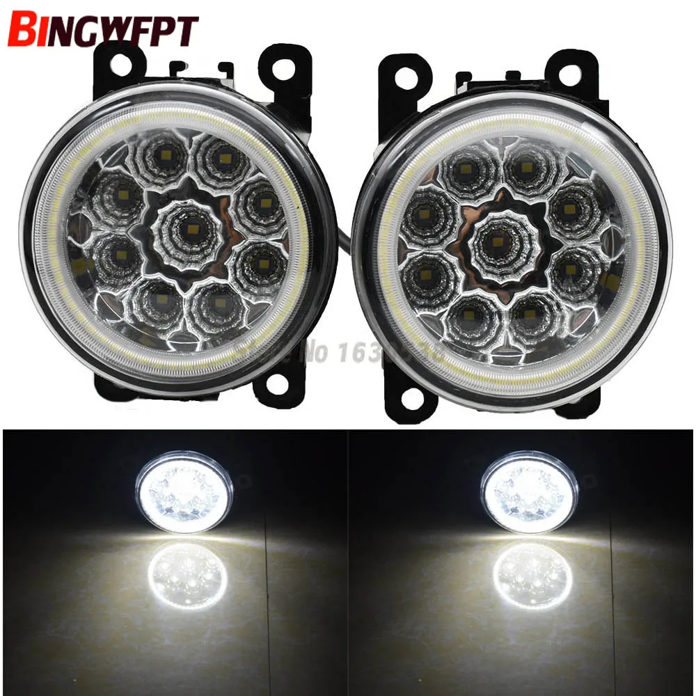 2x Angel Eye Автомобильный светодиодный светильник дневного света противотуманный DRL