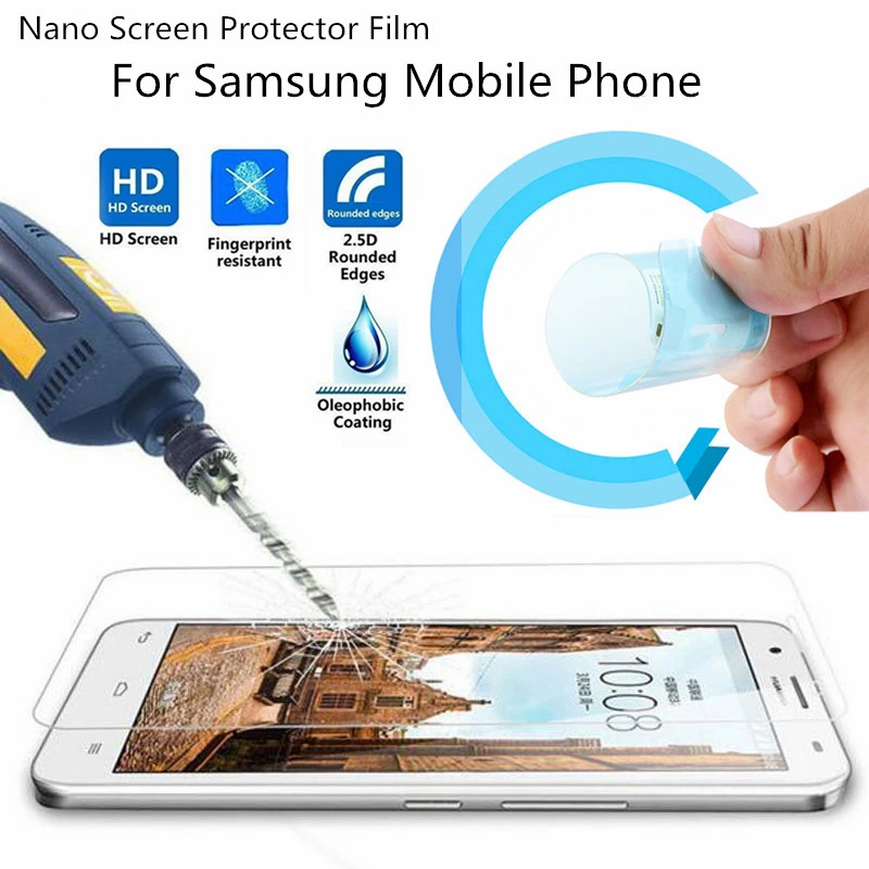 Нано взрывозащищенные мягкий для samsung Galaxy Premier i9260 мягкой ультра протектор Экран