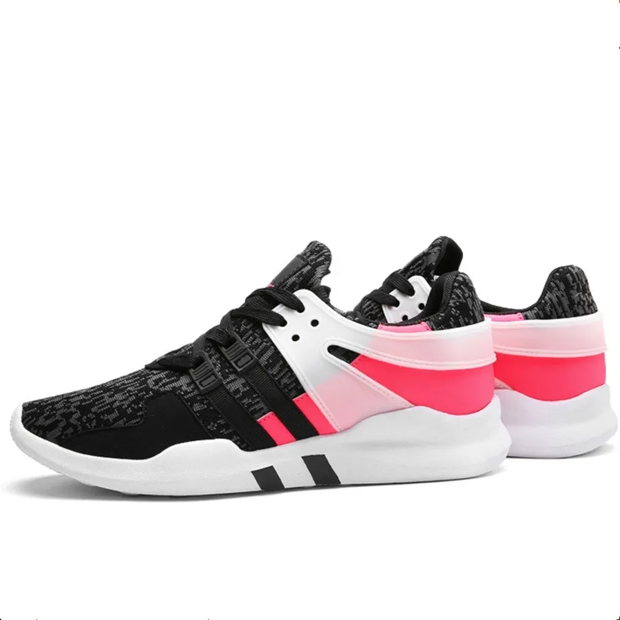 

2018 new spring student breathable mesh sports shoes men's Korean trend with rubber bottom light running shoes