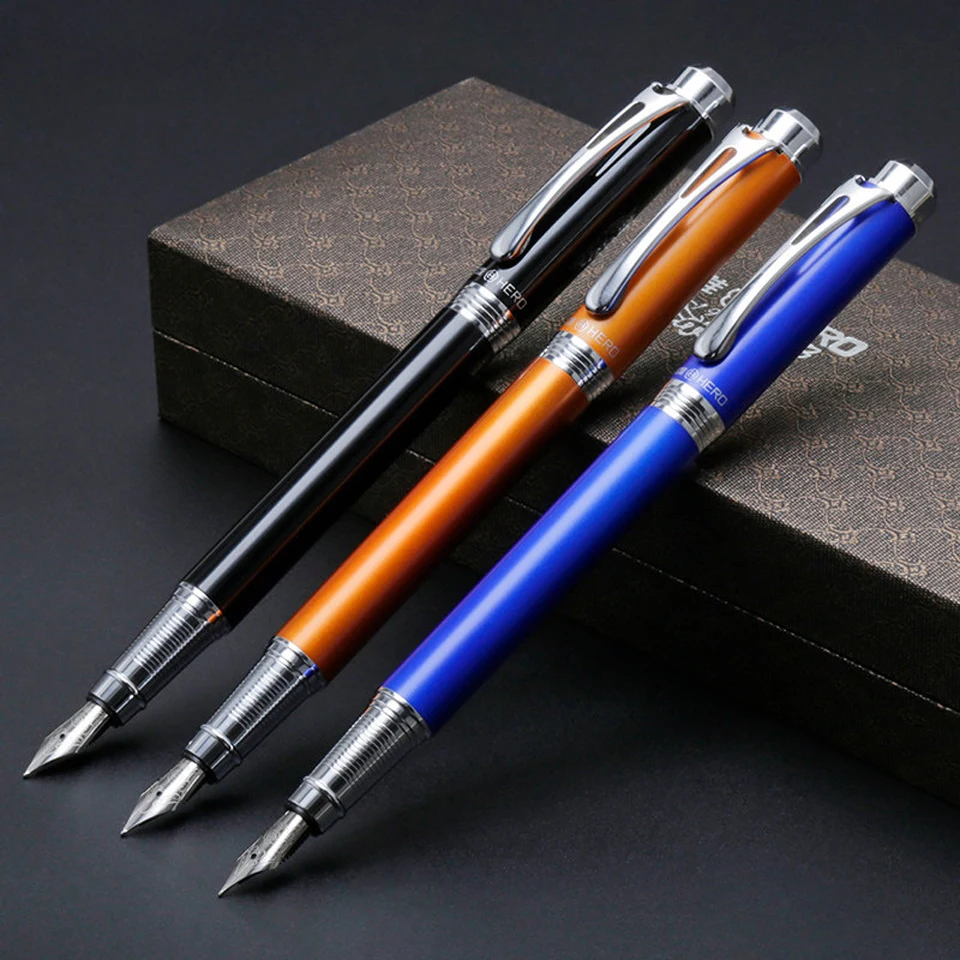 Перьевая ручка 0 5 мм перо Роскошный Металлический чернильная Высокое качество