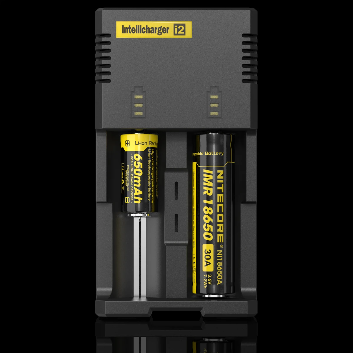 NITECORE I2 умное зарядное устройство для Li-Ion Nicd AA AAA 26650 22650 18650 18490 17500 16340 14500 без аккумулятора