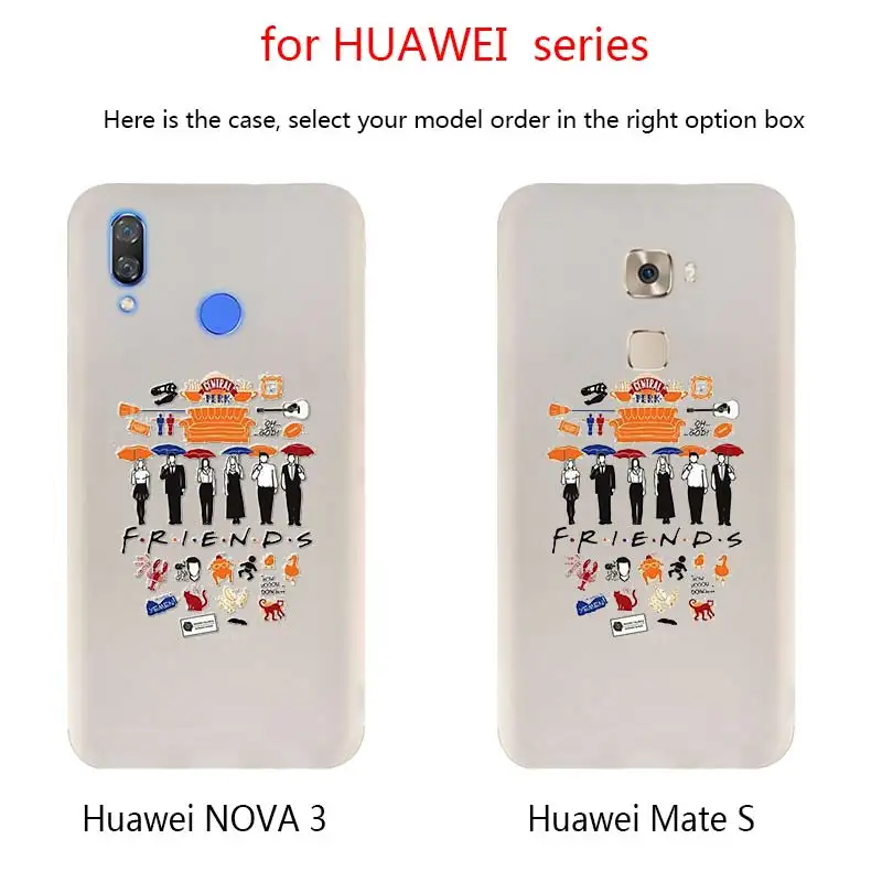 Чехол для телефона Perk Coffee friends tv Huawei Mate 30 20 10 Lite Pro мягкий силиконовый чехол Y9 2019 2018
