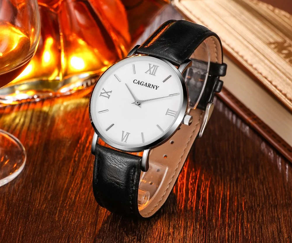 Римские серебряные часы Мужские Женские Подарочные Модные кварцевые наручные с