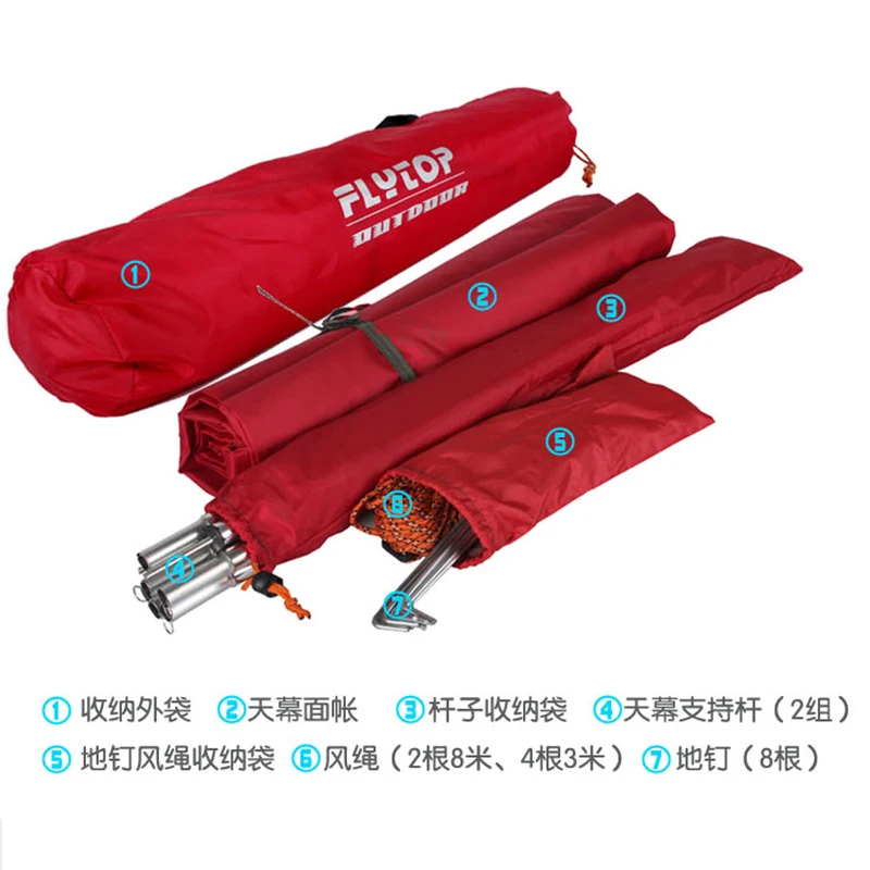 Flytop пляжные кемпинговые палатки навес Арбор открытый большой складной