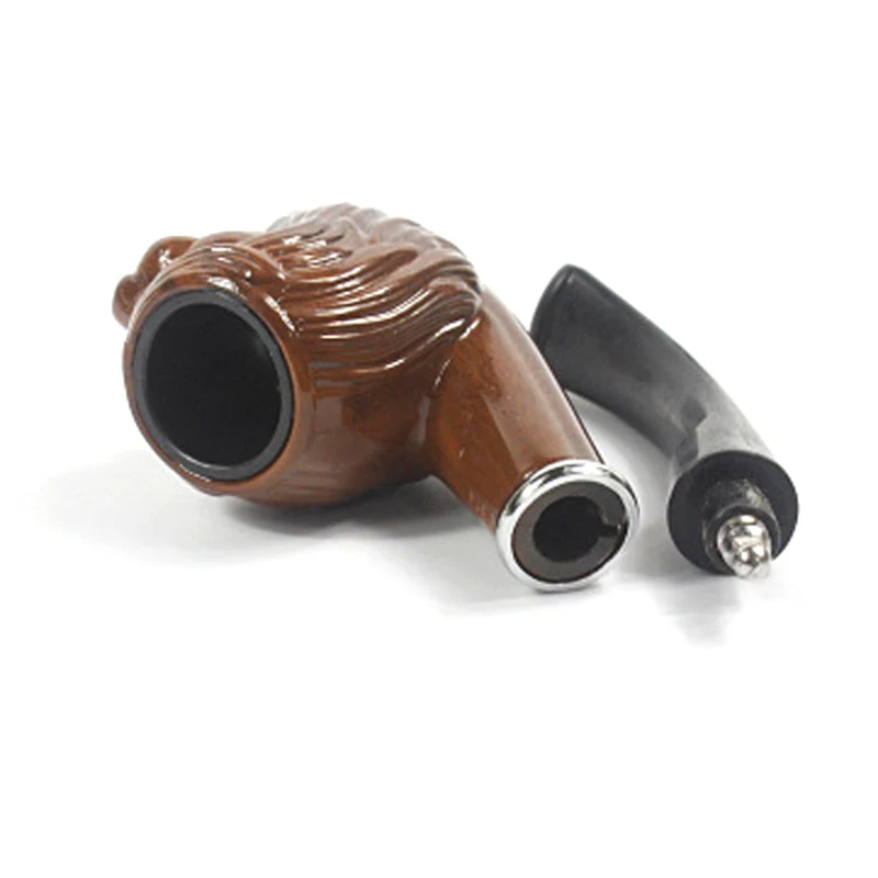 Форма головы льва смоляные трубы дымоход фильтр курительная труба табачная