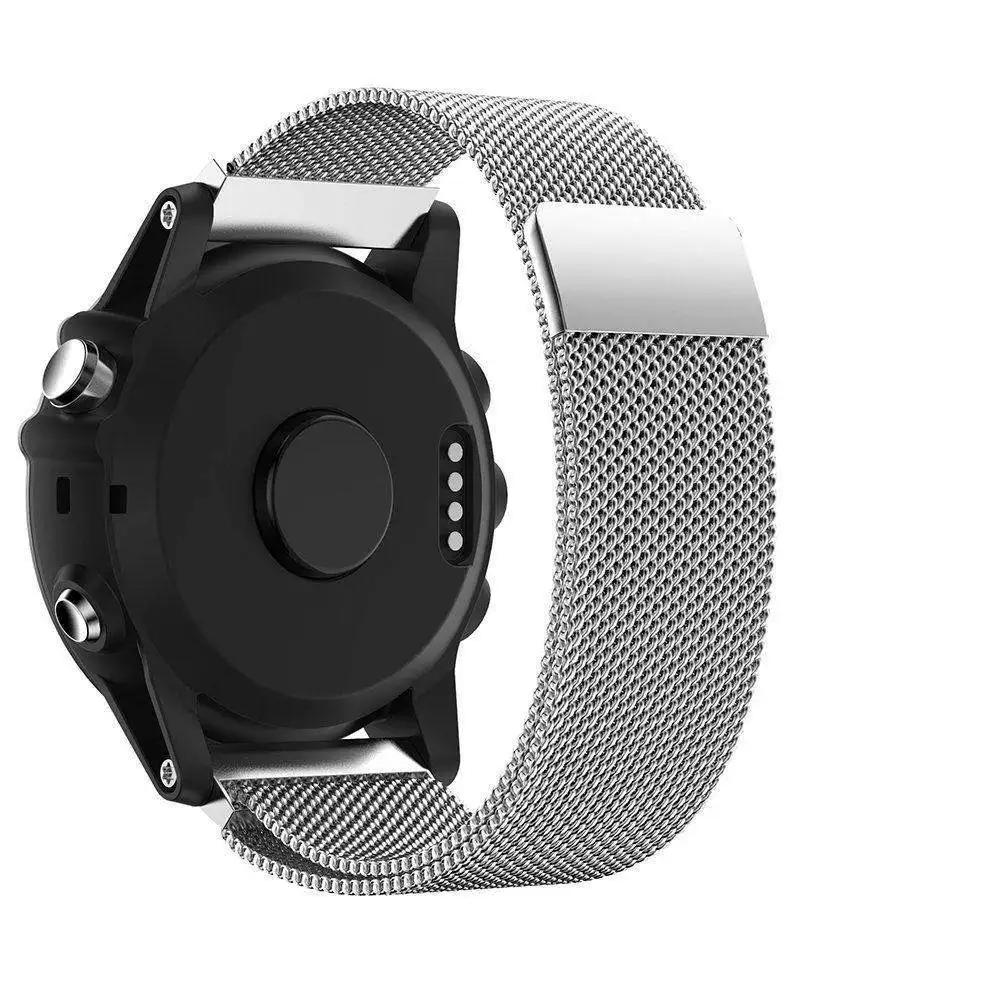 Магнитный ремешок для часов Garmin Fenix 3/Fenix 3 HR/5X из нержавеющей стали 26 мм|Ремешки