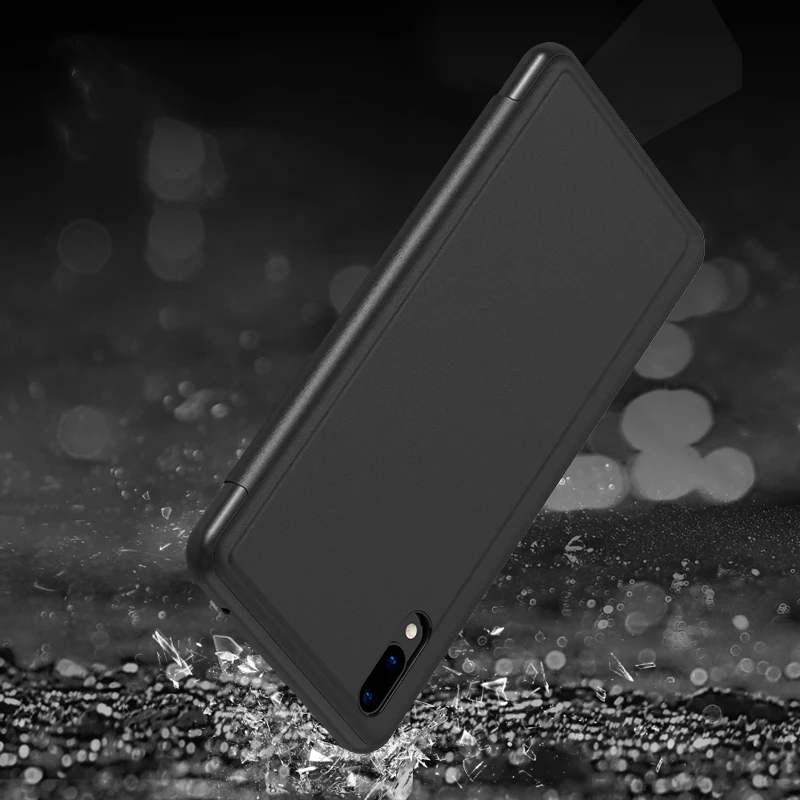 Mirror Case For Xiaom mi 9 Se Stand Flip Leather Phone Cases Xiaomi MI SE Mi9 Glass Plating Coque Funda Cover | Мобильные телефоны