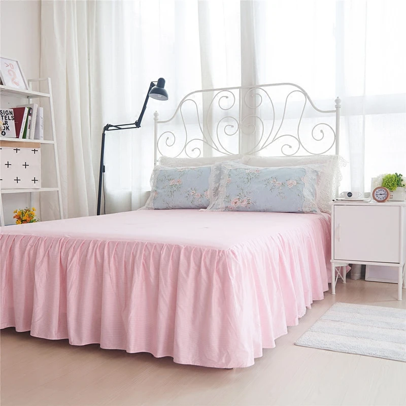 Новый корейский садовый Комплект постельного белья с цветочным рисунком хлопковая простыня кружевной