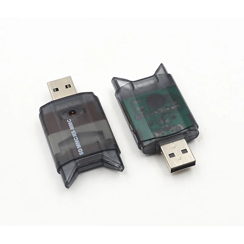 1 шт. высокоскоростной портативный USB для карты памяти Reader адаптер записывающего