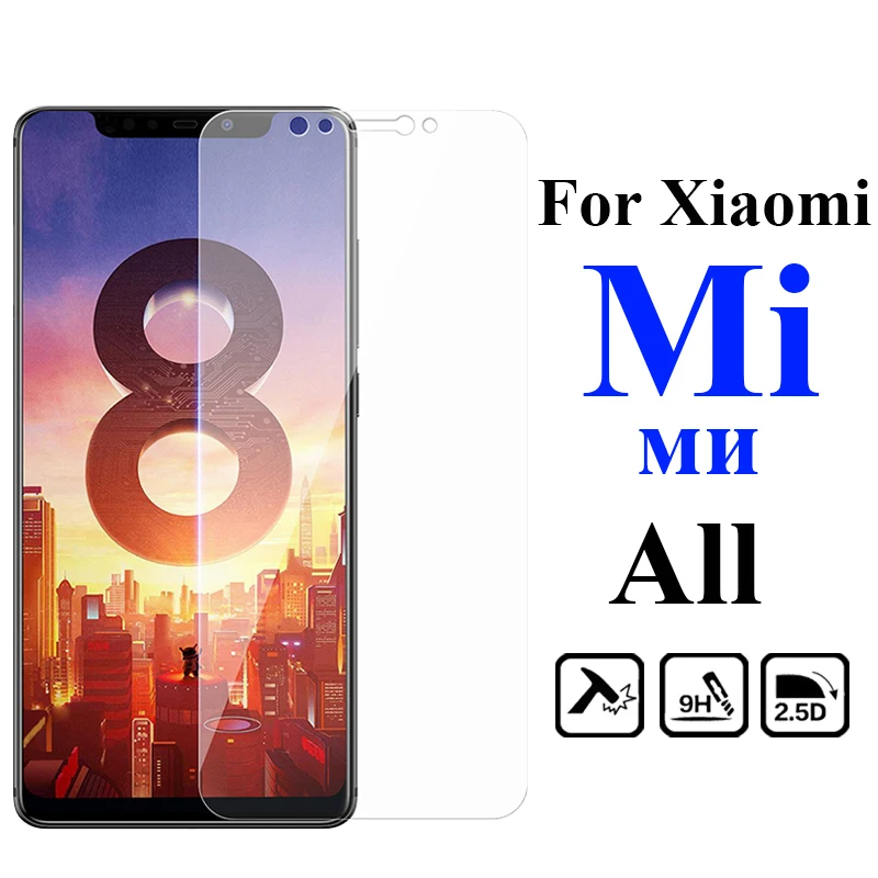 Защитное стекло для xiaomi 5 Xiaomi 8 A2 lite mi 4 6 5x A1 se защита экрана закаленное