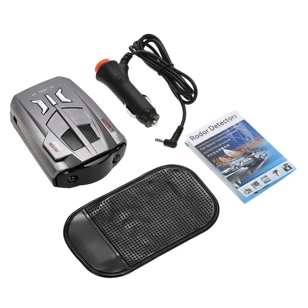 360 degree 16 Band USB Scanning LED Radar Detector Laser Auto Car Speed Testing System