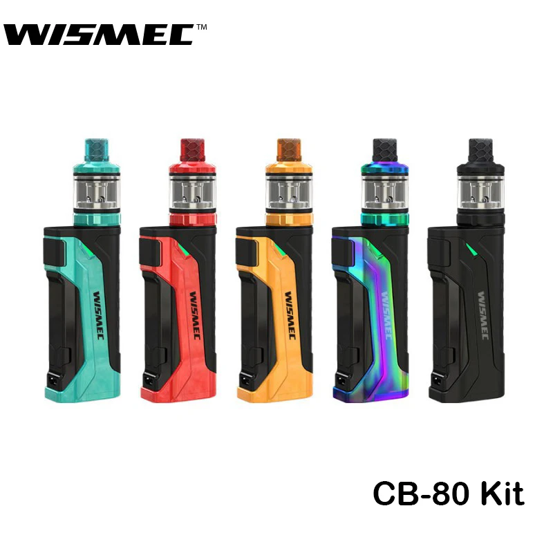 Оригинал Wismec CB 80 TC Kit Box Mod Vape 80W с Amor NS Pro Tank Fit WS01 WS04 катушка электронные сигареты