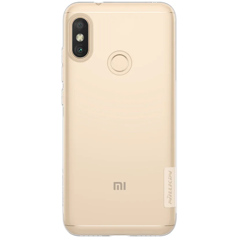 Xiaomi mi A2 Lite чехол красный Redmi 6 Pro чехол Nillkin природа прозрачный мягкий кремний ТПУ протектор задняя крышка для Red mi 6 Pro - Цвет: Clear