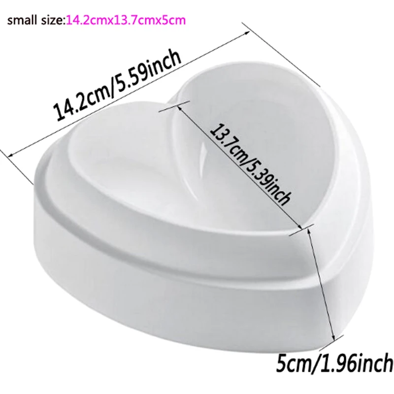 1 шт. антипригарная силиконовая форма в форме сердца для выпечки Формочки печенья